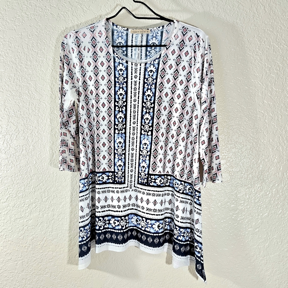 Coco's Clozet Bohemian Style Tunic Blouse